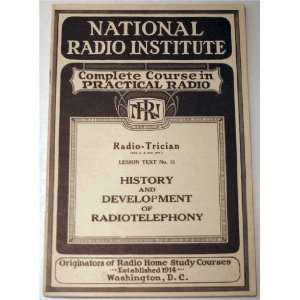   Radio, National Radio Institute) National Radio Institute Books