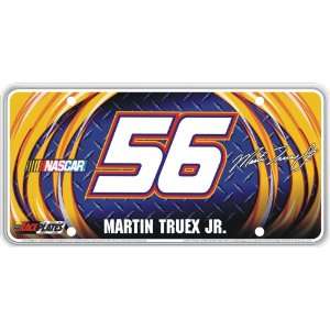   Diamond Plate Series #56 Martin Truex Jr. License Plate Automotive