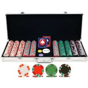   500 NexGenT PRO Classic Poker Chips w/ Aluminum Case 