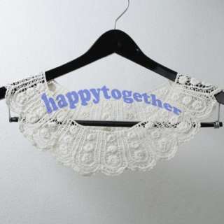 New Fashion White Hollow Flower False Collar for Sweater Dress C078 