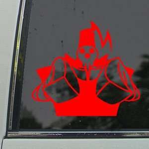  Soul Eater Red Decal Anime Shinigami Truck Window Red 