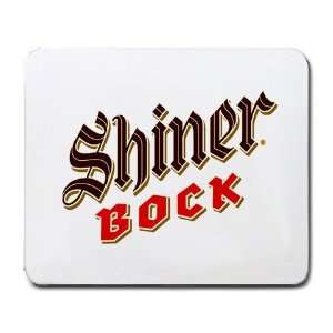 SHINER BOCK BEER LOGO mouse pad