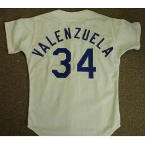  Frenando Valenzuela 1982 Los Angeles Dodgers Game Used 