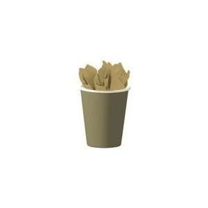  Gold Shimmer Theme Party 9 oz Disposable Paper Cups 