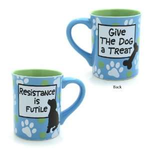   is Mud Dog Treat Coffee Mug by Lorrie Veasey 4026106