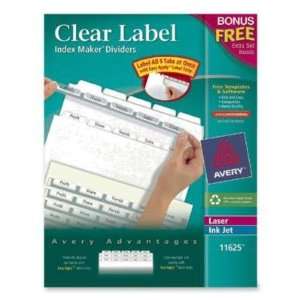  Avery Consumer Products Index Makers,w/ Label Dividers, 5 