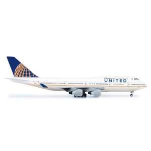  Herpa United 747 400 1/200 Post Continental Merger Livery 