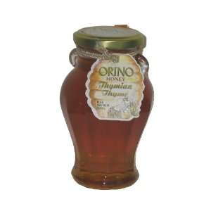 Greek Honey With Thyme   Orino   1 lb Grocery & Gourmet Food