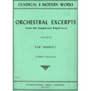   excerpts symphonic repertoire, trumpet; classical modern works Books