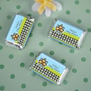  Boys   20 Personalized Mini Candy Bar Wrapper Sticker Labels Baby 