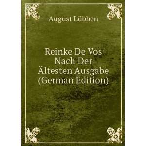  Reinke De Vos Nach Der Ãltesten Ausgabe (German Edition 