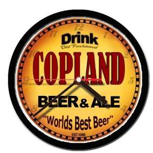  COPLAND beer and ale cerveza wall clock 