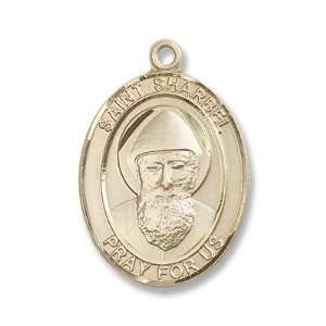  St. Sharbel Patron Saints Gold Filled St. Sharbel Pendant 