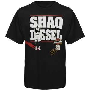 Cleveland Cavaliers #33 Shaq Diesel Black T shirt Sports 