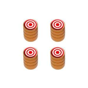  Target   Bullseye Sniper Tire Valve Stem Caps   Orange 