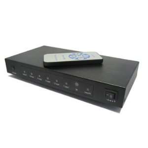  HDMI 5 Ports Switch With Remote Electronics