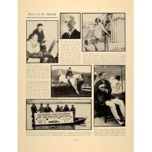  1934 Fortune Magazine Faces Gerald Warburg Ernest Bloch 