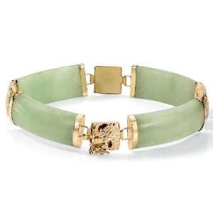  PalmBeach Jewelry Jade 14k Bracelet 7 1/4 Jewelry