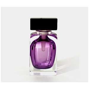 Correia Designer Art Glass, Perfume Bottle, Lilac Geometric  