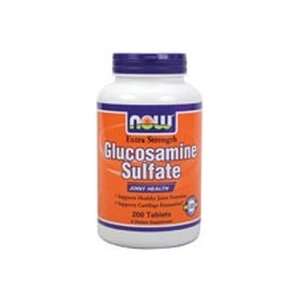 Glucosamine Sulfate Extra Strength 200 Tabs 1100 Mg   NOW Foods ( Fast 