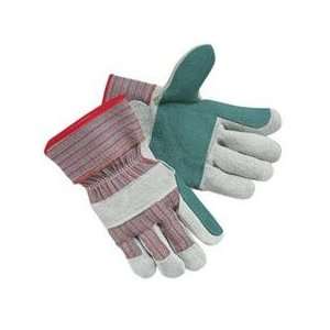 com Memphis Glove 1211J Jointed Double Leatherpalm 2 1/2 Rubb Safety 