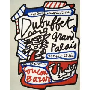  Cou Cou Bazaar Lithograph by Jean Dubuffet. Best Quality 