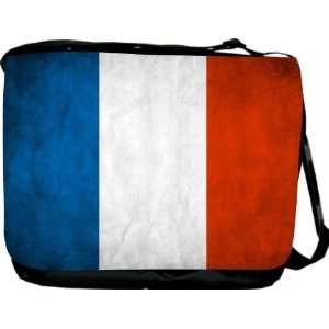  France Flag Messenger Bag   Book Bag   School Bag 