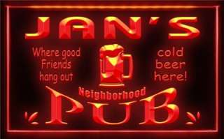 PG TM Name Personalized Custom Neighborhood Pub Bar Beer Neon LED Sign 
