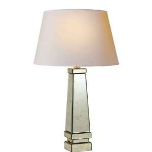   NP Chart House 1 Light Table Lamps in Antique Mirror