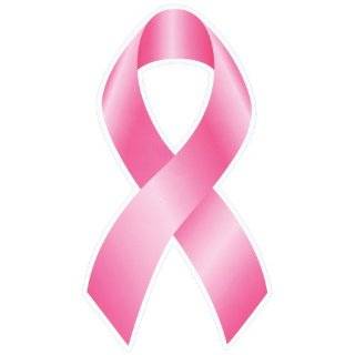  Breast Cancer Ribbon Car Decal / Sticker Musical 
