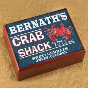  Personalized Crab Shack Cigar Humidor