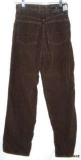 LUCKY BRAND CORDUROY JEANS, BAGGY FIT BUTTON FLY, Sz27  