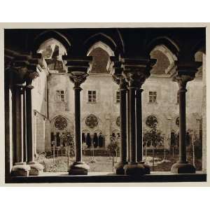  1928 Cloister Courtyard Heiligenkreuz Abbey Austria 