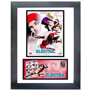    Marvel Elektra framed photo with event cover 