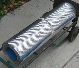 corrugated aluminum sheet 36 roll x approx 100 ft  