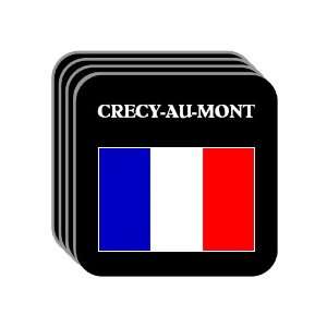  France   CRECY AU MONT Set of 4 Mini Mousepad Coasters 