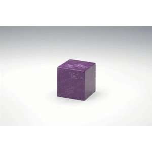  Amethyst Small Cube Cremation Urn   Engravable