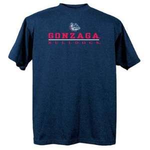 Gonzaga Bulldogs NCAA Navy Short Sleeve T Shirt Small