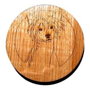  8 inch Chinese Crested Trivet Beauty