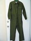 US NAVY MENS COVERALL NEW GREEN WORK BOILERSUIT SMALL COTTON OIL ROUGH 