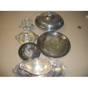  Silver Plated Dishes 