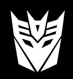 Decepticons Transformers Symbol Logo Car Vinyl Window Decal Sticker 