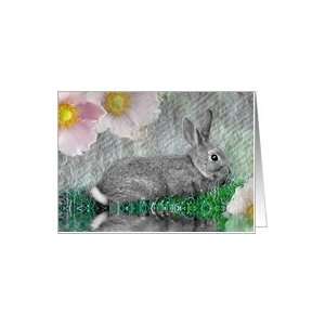 Selective Coloring Bunny Card