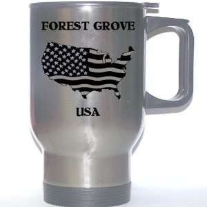  US Flag   Forest Grove, Oregon (OR) Stainless Steel Mug 