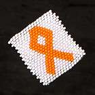   Sclerosis Orange Awareness Ribbon Scrabble Tile Art Pendant Charm