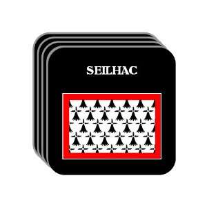  Limousin   SEILHAC Set of 4 Mini Mousepad Coasters 