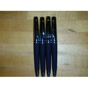   Cross Penatia Ballpoint Pen Black Ribbed & Hi polish Chrome Ballpoint
