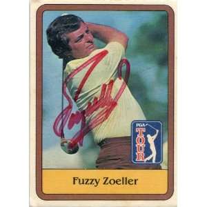  Fuzzy Zoeller Autographed/Signed PGA Tour Card Sports 