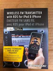 Scosche FMRDS Wireless FM Transmitter with RDS for iPod  