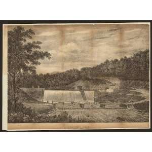 Croton Dam,DT Valentine,G Hayward,NY,c1842 